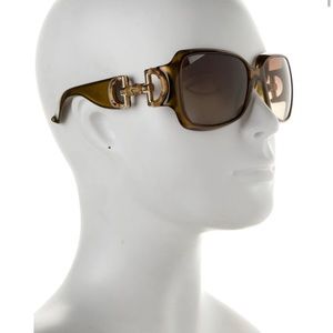 Gucci Bamboo Accent Square Women’s Sunglasses